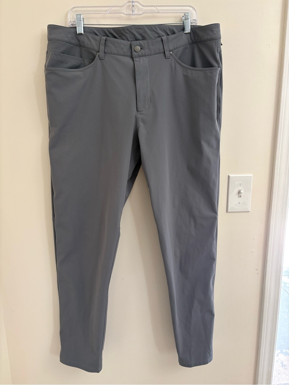 Lululemon ABC Slim-Fit Trousers in versatile gray Warpstreme gray casual stretch